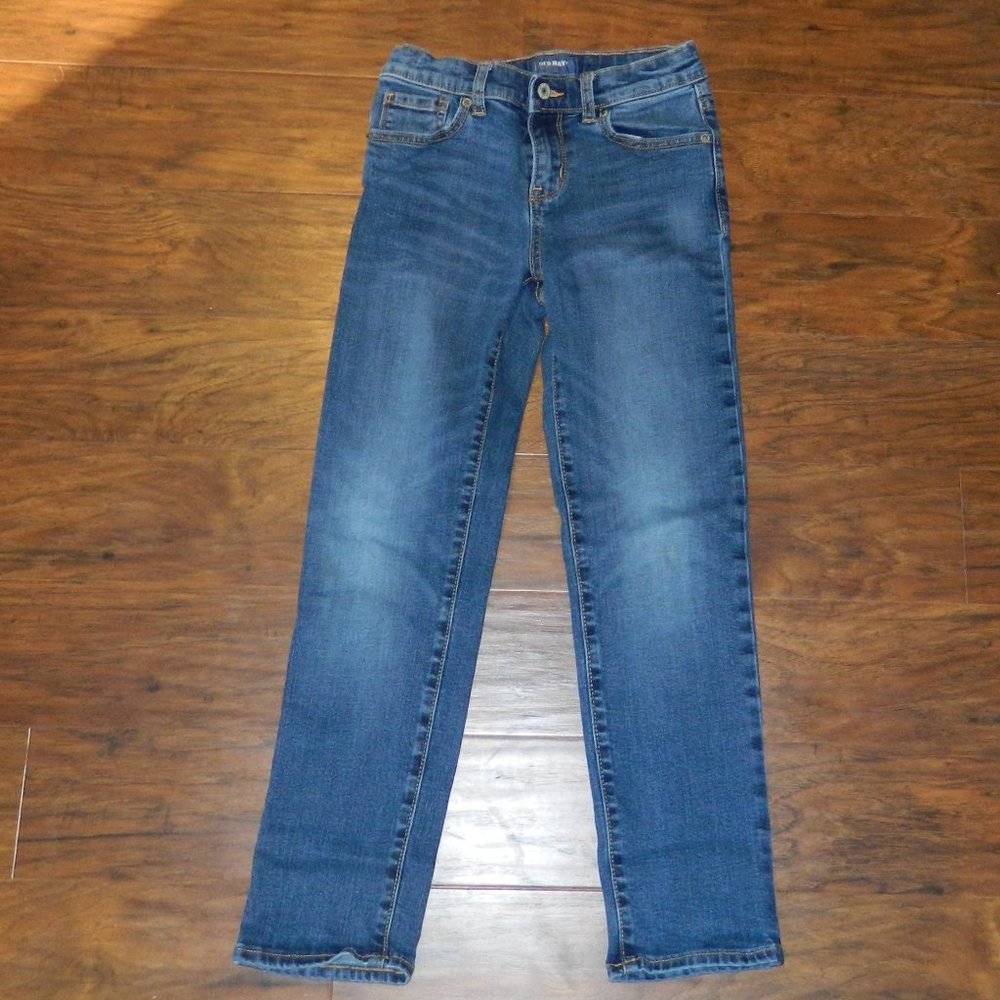Boys Old Navy 5 pocket denim blue jeans, SIze 10